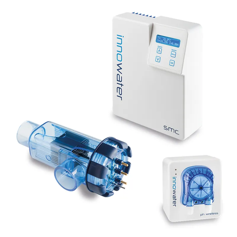 Innowater Salzelektrolyseanlage Digital selbstreinigend Kabellos pH 													 																																																																																											SMC50 pHw Mega-Angebot