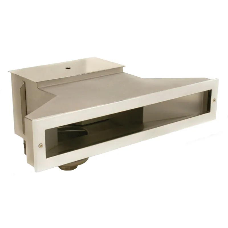 Astralpool Edelstahl V4A Slim Skimmer 5000, mit 6° Neigung Geprüft