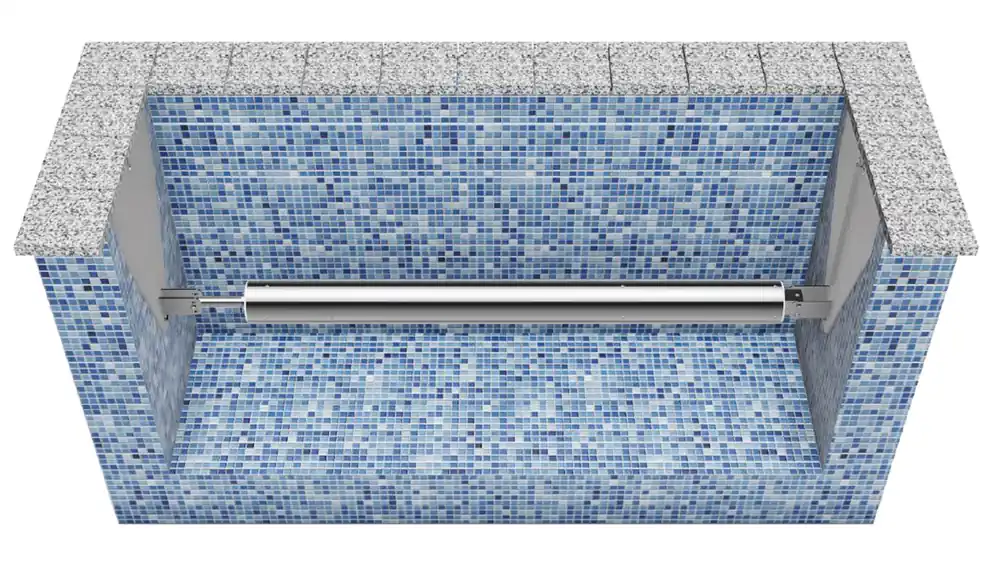 Waterbeck Unterflurrolladen Komplett zum Einhängen 550mm, 250Nm-129mm Beliebt