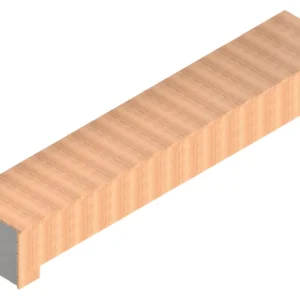 Expressversand Waterbeck Rahmenkonstruktion mit Holzverkleidung bis 4,5m