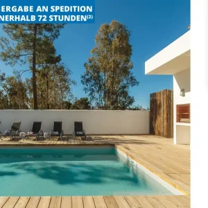 Garantierte Lieferung Poolfolie Expert Schwimmbeckenfolie Premium acrylversiegelt Sand, 1,65 m