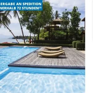 Begrenztes Angebot Poolfolie Expert Schwimmbeckenfolie Premium acrylversiegelt Azur/Hellblau, 1,65 m