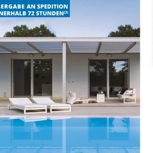 Highlight Poolfolie Expert Schwimmbeckenfolie Premium acrylversiegelt Blau/Adriablau, 2,05 m