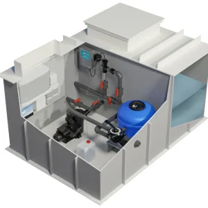 Preisknaller Technikschacht PP Überlaufbecken inkl. Technik Technikpaket Salz Plus