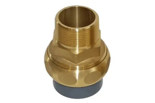 Übergangsverschraubung PVC/Rotguß Außengewinde d= 63 mm x 2" AG Knallerangebot
