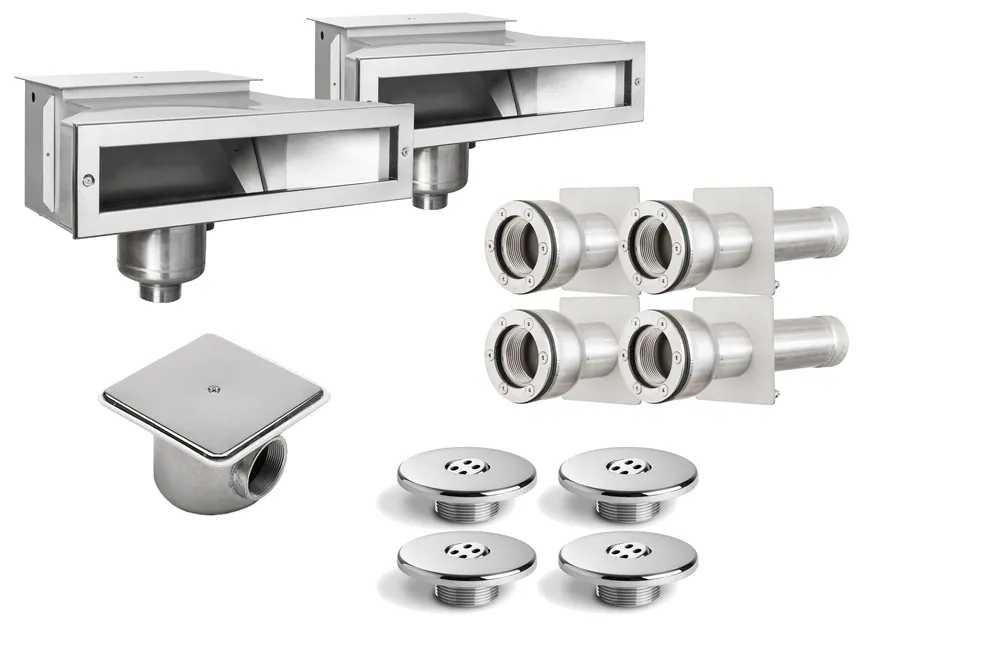 V4A INOX Edelstahl Einbauteile Set Einbauteileset 2 Bestpreis