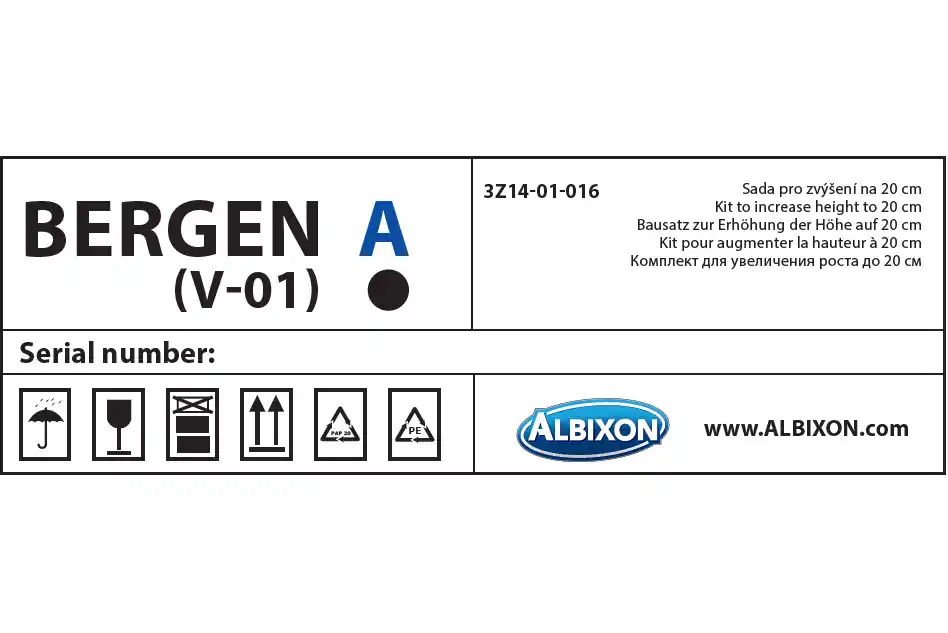 Top-Preis Albixon Terrassenüberdachung BERGEN Erhöhungsset