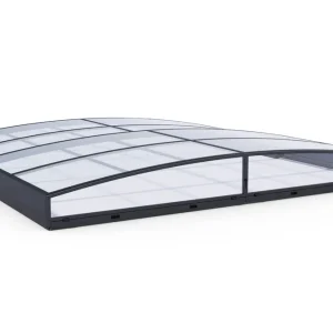 Schiebehalle Poolüberdachung Albixon Sydney Clear MS Begrenztes Angebot