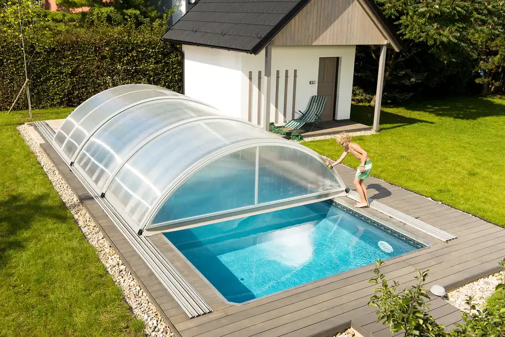 Pool-Schiebehalle Köln B3 Anthrazit Preisknaller