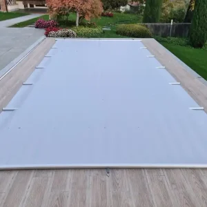 Liderpool Standard Winter Poolabdeckung 3,00 x 5,00 m, Sand / Beige Top-Preis
