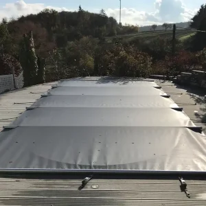 Finale Aktion Liderpool Standard Winter Poolabdeckung 													 																																																																																																																																																																																																														4,00 x 9,00 m, 															Dunkelgrau