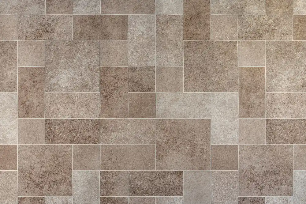ELBE UNIQUE Tile Schwimmbadfolie mit Fliesenoptik Tuscany Sand, 25 m, 1,65 m Rabatt