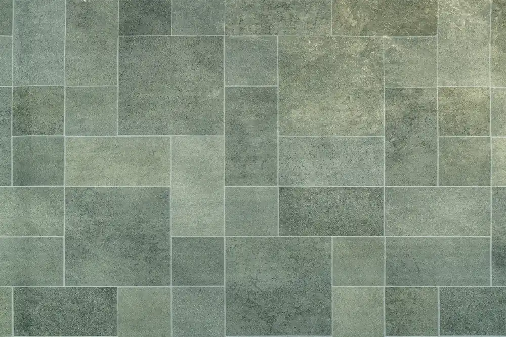 ELBE UNIQUE Tile Schwimmbadfolie mit Fliesenoptik Cyprus Green, 25 m, 1,65 m Geprüft