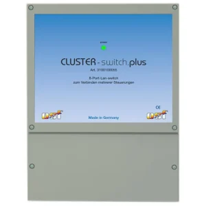 CLUSTER-switch.plus Netzwerkswitch für Poolsteuerungen 16 Ports Sichere Zahlung