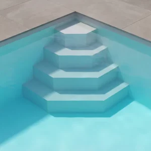 Preiswert Poolistep Pooltreppe für Styroporpools 													 																																																																																																																																																																																																														Pooligon, 															5 Stufen