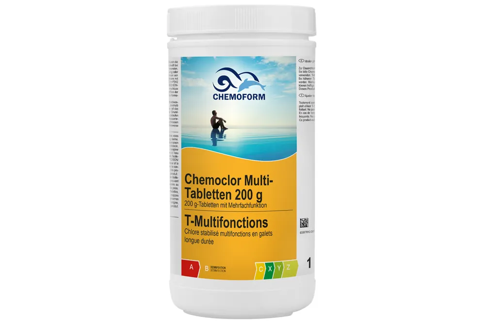 Geprüft Chemoclor Multifunktionstabletten 200g 1 kg