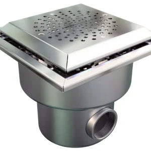 Top-Angebot Bodenablauf Pool Edelstahl V4A 250×250 mm – AstralPool STYLE Folienbecken, Antiwirbel Deckel
