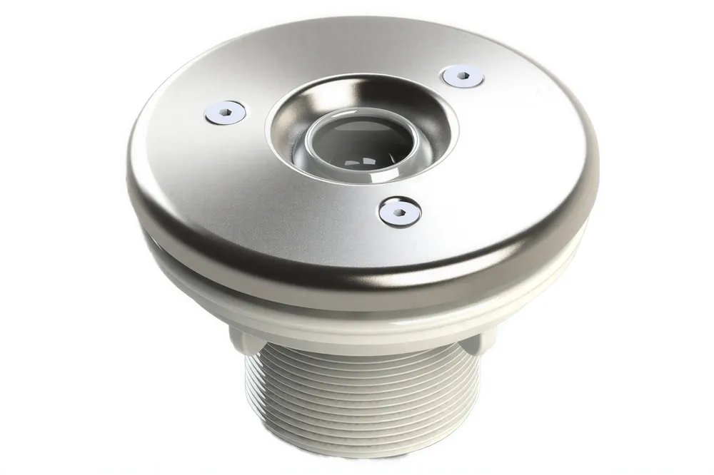 Edelstahlblende V4A für ABS-Einlaufdüsen ohne Gitter Top-Angebot