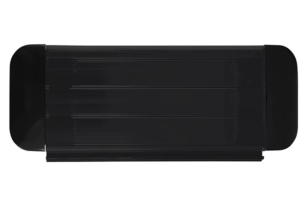 Top-Preis Poolabdeckung Rollladen TIXIT – Lamellenabdeckung aus PVC & Polycarbonat 3,0 x 8,0 m, Absolut Schwarz, Polycarbonat L69