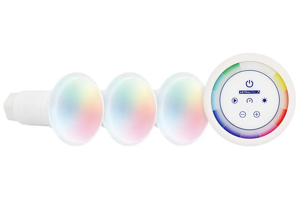 Top-Preis LumiPlus FlexiMini Plug&Play RGB Poolleuchte Wand + Fernbedienung