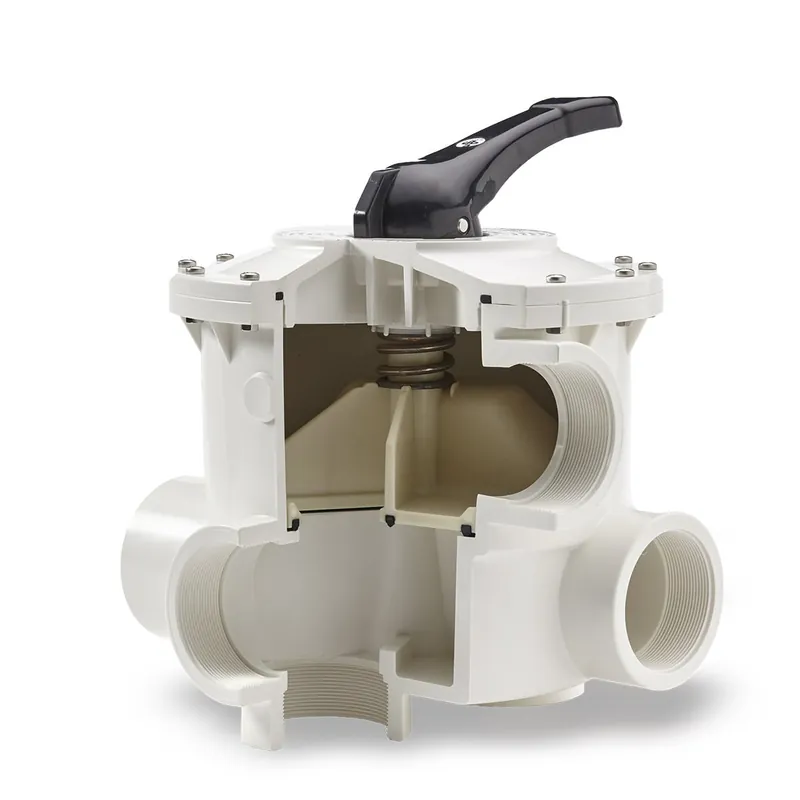 Rückspülventil 3" ABS Weiss d 90 mm Klebe Echt