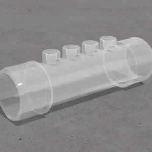 Preisknaller Ersatzteile IQntrol Dosieranlage Transparente Impfstrecke 4x 1/4'- Gewinden, d50/d63