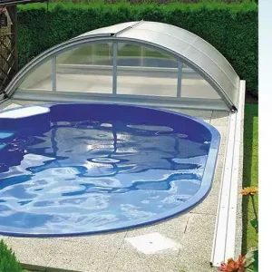 Versand Am Gleichen Tag GFK Pool Olymp 4,5 x 3,0 x 1,2 Oval Glasfaser Becken