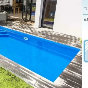 GFK Pool Pegas S 6,1 x 3,1 x 1,4 Rechteck Glasfaser Becken Schnäppchen
