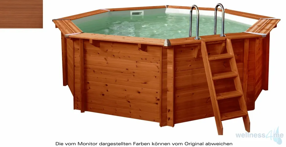 Holzpool WelaSol Suma Basis-Set Rundpool Ø 5,30 m, Tiefe 1,38 m Neue Kollektion