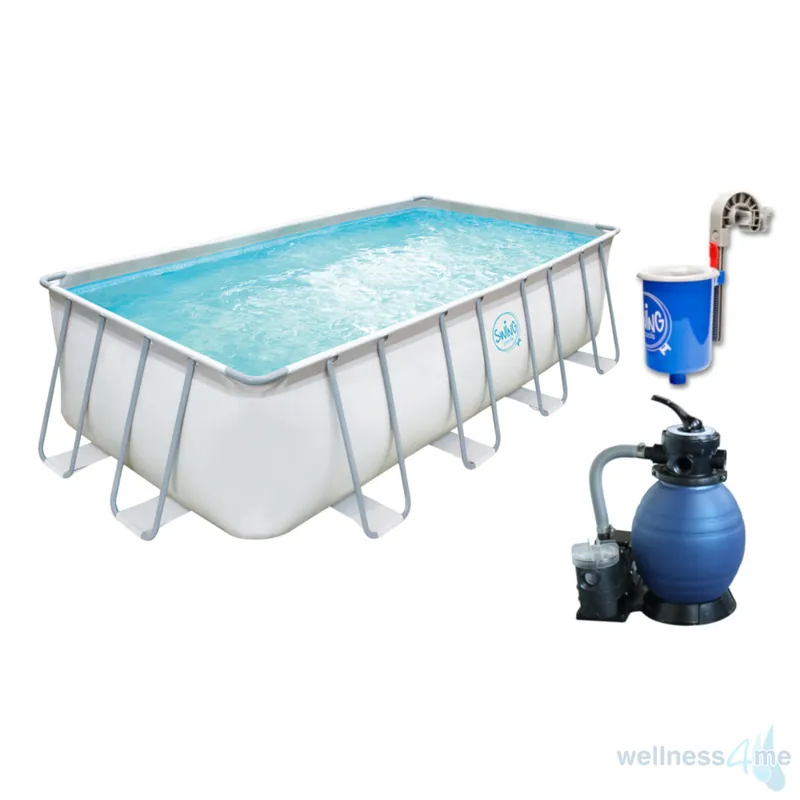 Begrenztes Angebot WelaSol Metal Frame Pool Aufstellbecken