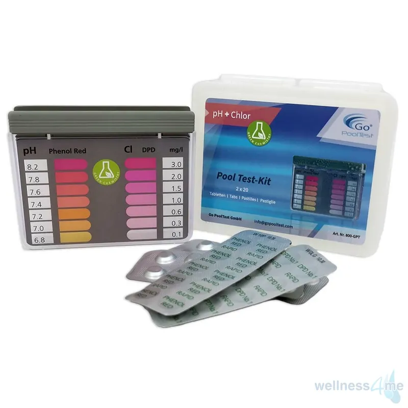 WelaSol Pooltester pH / Chlor inkl. Tabletten Echt