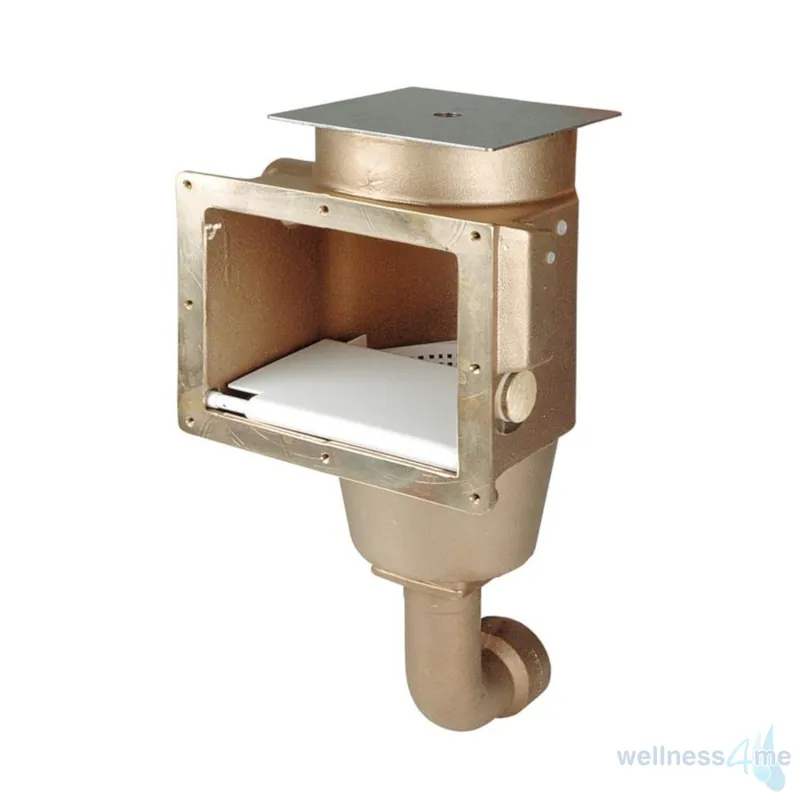 Schneller Versand Rotguss-Skimmer rund