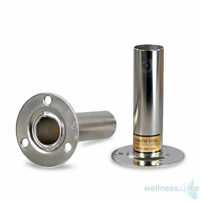 Angebot Leiter Endhülsen mit Flansch für Poolleiter 43mm