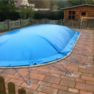 Aufblasbare Winter Poolabdeckung WelaSol oval Begrenztes Angebot