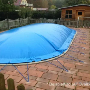 Aufblasbare Winter Poolabdeckung WelaSol rechteckig Markenprodukt