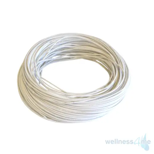 Fühlerkabel 1 x 0,5mm² weiß | Silikonkabel für den Ofenfühler STB Begrenzer oder Bankfühler Mega-Angebot