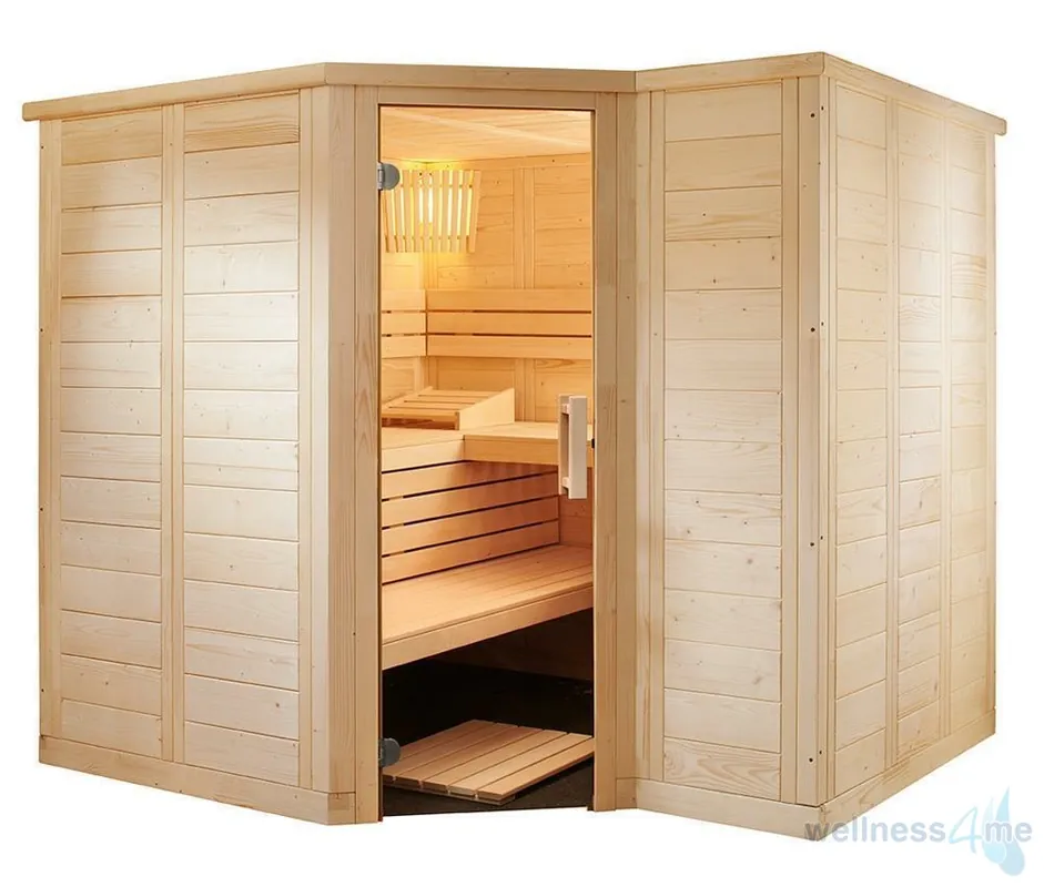 Jetzt Bestellen Saunakabine Massivholz Sauna Polaris 234 x 206 x 204 cm