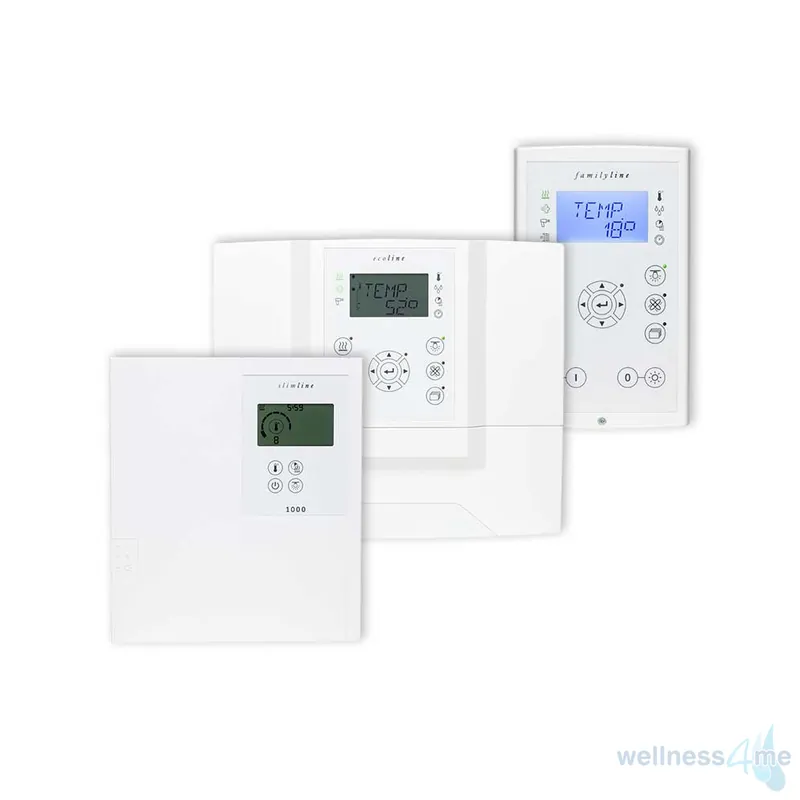 Saunasteuerung für finnische Sauna slimline ecoline familyline Zertifiziert
