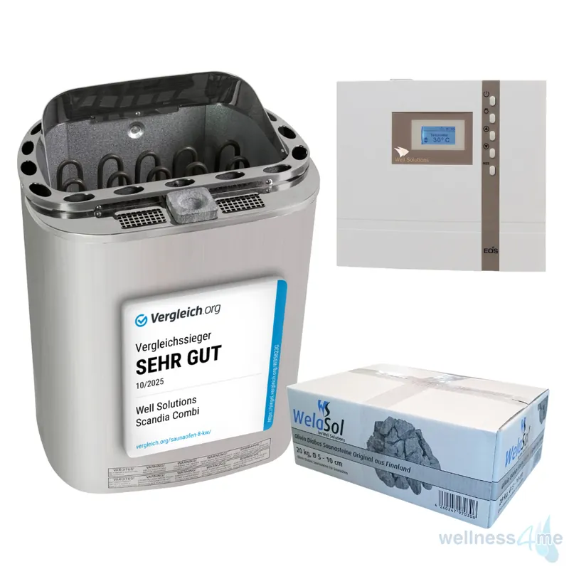 Saunaofen Scandia Combi Saunasteuerung Econ H Mega-Angebot