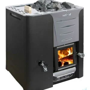 Must-Have Sauna Holzofen Harvia 20 Pro mit Wassertank - Seite wählbar