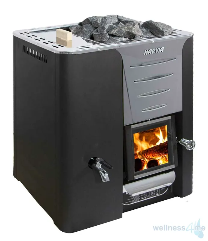 Must-Have Sauna Holzofen Harvia 20 Pro mit Wassertank - Seite wählbar
