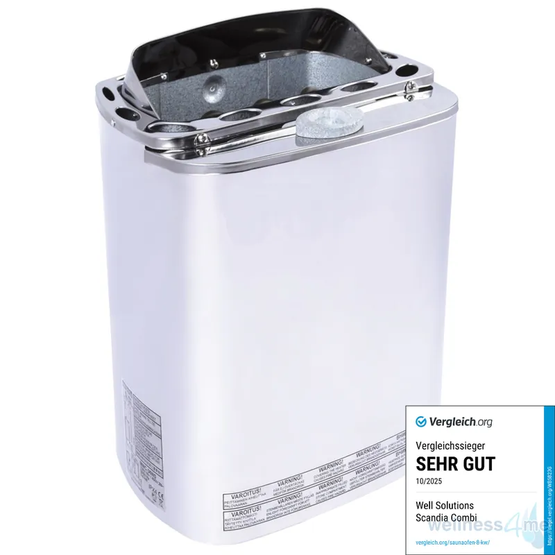Zertifiziert Bi-o Saunaofen Scandia Combi Mini 3,6kW, 230 V