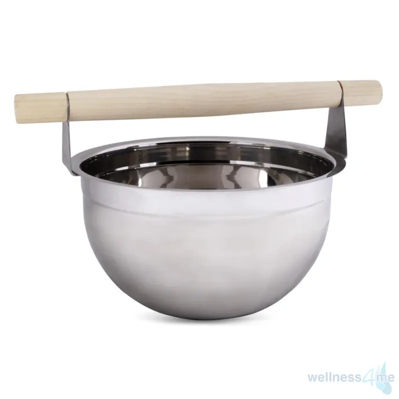 Direkt Vom Hersteller Edelstahlkübel mit Holzgriff (Kiefer) 5 l