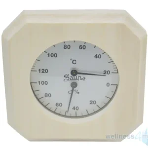 Meistverkauft Thermo-Hygrometer Quadrat mit Fase