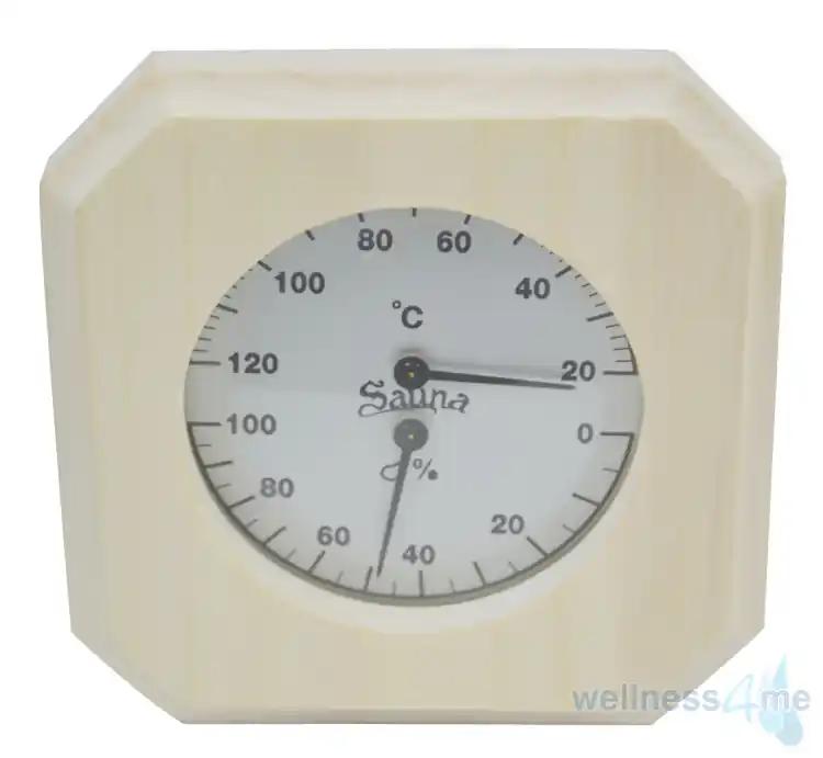 Meistverkauft Thermo-Hygrometer Quadrat mit Fase