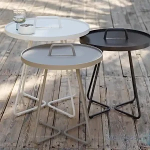 Rabatt Beistelltisch on-the-move - groß, d52, h 60 cm
