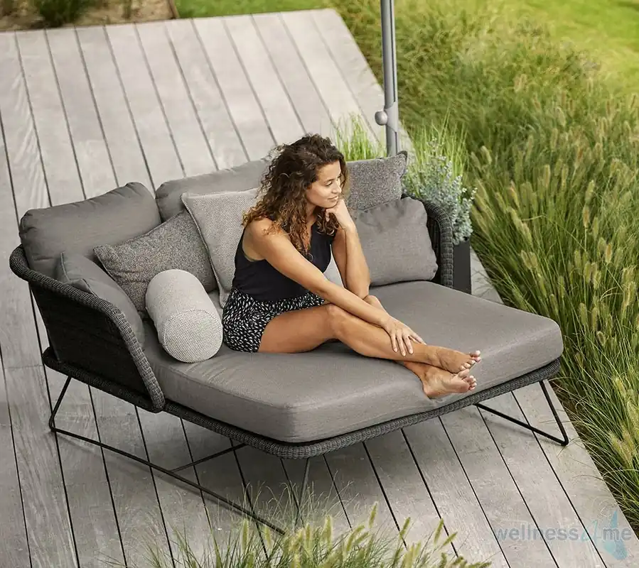 Design Daybed Horizon mit Kissen Schnäppchen