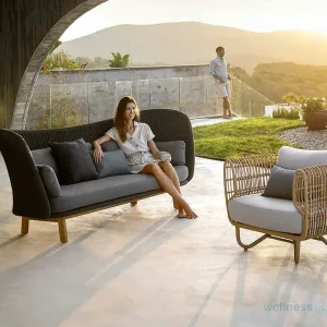 Finale Aktion Designer 3-Sitzer Sofa Peacock Wing