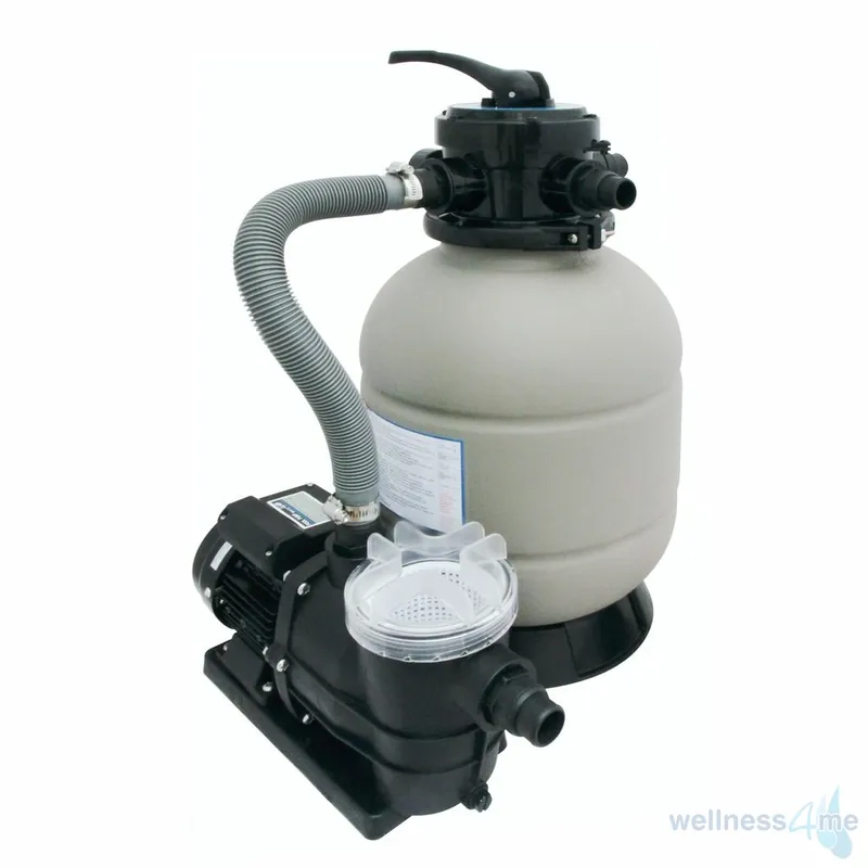 Markenprodukt WelaSol Pool Sandfilter Anlage BetaTop 350/7, Filterbehälter mit Pumpe