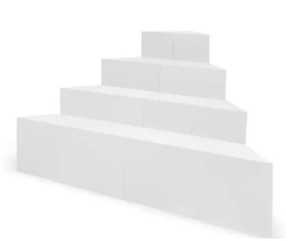 Pool Ecktreppe OBLIQUE | 169 x 169 cm | 1,5 Meter Beckentiefe Sichere Zahlung